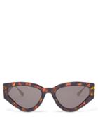 Matchesfashion.com Dior Eyewear - Catstyledior Tortoiseshell-acetate Sunglasses - Womens - Tortoiseshell