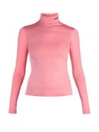 Calvin Klein 205w39nyc Logo-embroidered Roll-neck Cotton Top