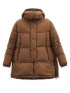 Matchesfashion.com Herno - A-line Quilted Down Coat - Womens - Brown