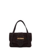 Matchesfashion.com Jacquemus - Le Minho Suede Mini Bag - Womens - Black