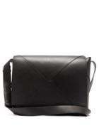 Matchesfashion.com Bottega Veneta - Four Piece Leather Messenger Bag - Mens - Black