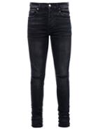Amiri - Distressed Skinny-leg Jeans - Mens - Black