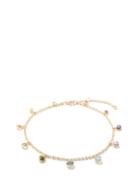 Shay - Rainbow Sapphire & 18kt Gold Anklet - Womens - Yellow Gold