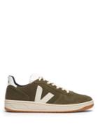 Matchesfashion.com Veja - V 10 Low Top Suede Trainers - Mens - Green