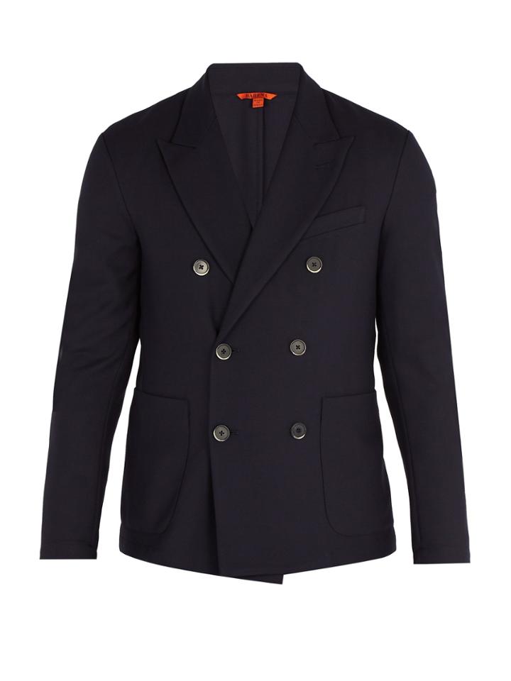 Barena Venezia Peak-lapel Crepe Blazer