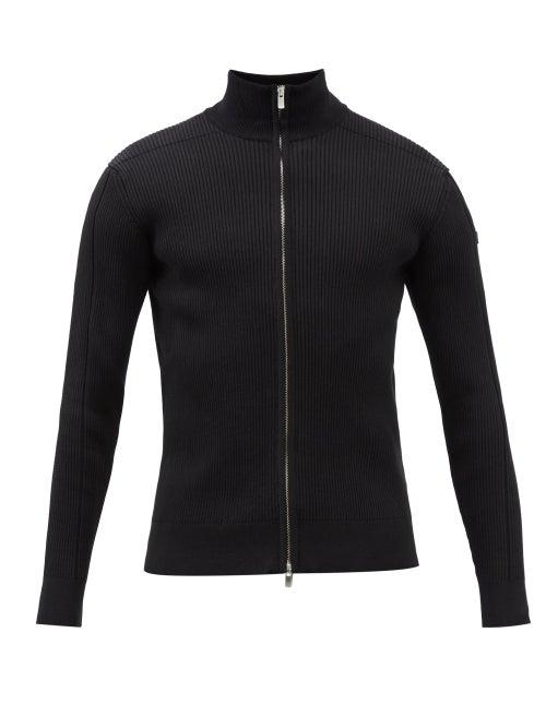Jacquemus - Frescu Zipped Cotton-blend Sweater - Mens - Black