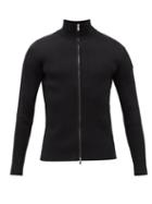 Jacquemus - Frescu Zipped Cotton-blend Sweater - Mens - Black