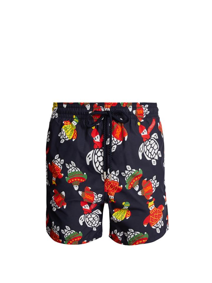 Vilebrequin Moorea Sweeter Turtles-print Swim Shorts