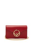 Matchesfashion.com Fendi - Kan I Logo Leather Belt Bag - Womens - Red