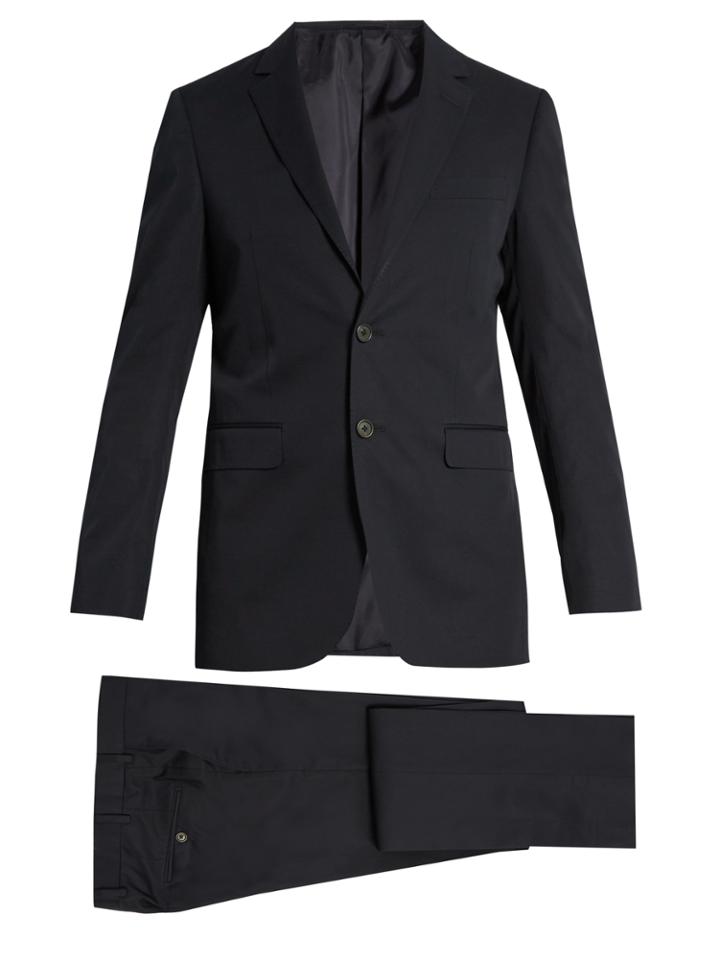 Lanvin Attitude-fit Cotton-twill Suit