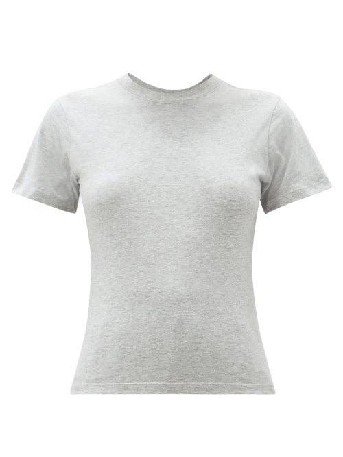 Matchesfashion.com X Karla - The Crew Cotton-jersey T-shirt - Womens - Grey
