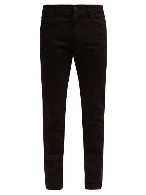 Matchesfashion.com Dolce & Gabbana - Mid-rise Slim-leg Jeans - Mens - Black