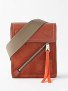 Paul Smith - Suede And Leather Crossbody Bag - Mens - Brown
