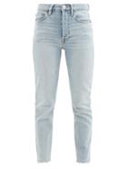 Matchesfashion.com Re/done - 90s High-rise Slim-leg Cropped Jeans - Womens - Denim