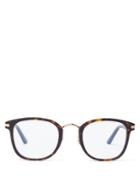 Matchesfashion.com Cartier Eyewear - C De Cartier Round Acetate Glasses - Mens - Tortoiseshell