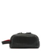 Matchesfashion.com Christian Louboutin - Blaster Studded Leather Wash Bag - Mens - Black