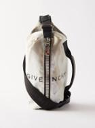Givenchy - 4g-zip Camo-print Nylon Cross-body Bag - Mens - Beige
