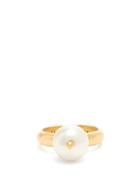 Matchesfashion.com Simone Rocha - Faux-pearl Ring - Womens - Gold