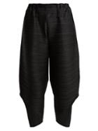 Matchesfashion.com Pleats Please Issey Miyake - Bounce Pleated Trousers - Womens - Black