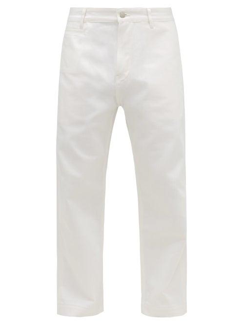 Matchesfashion.com Studio Nicholson - Tapered-leg Jeans - Mens - White