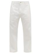 Matchesfashion.com Studio Nicholson - Tapered-leg Jeans - Mens - White