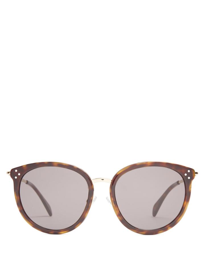 Céline Eyewear Cat Eye Round-frame Sunglasses