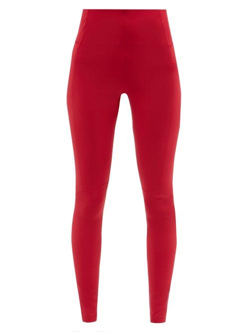 Ernest Leoty - Julia Recycled-fibre Blend Jersey Leggings - Womens - Burgundy