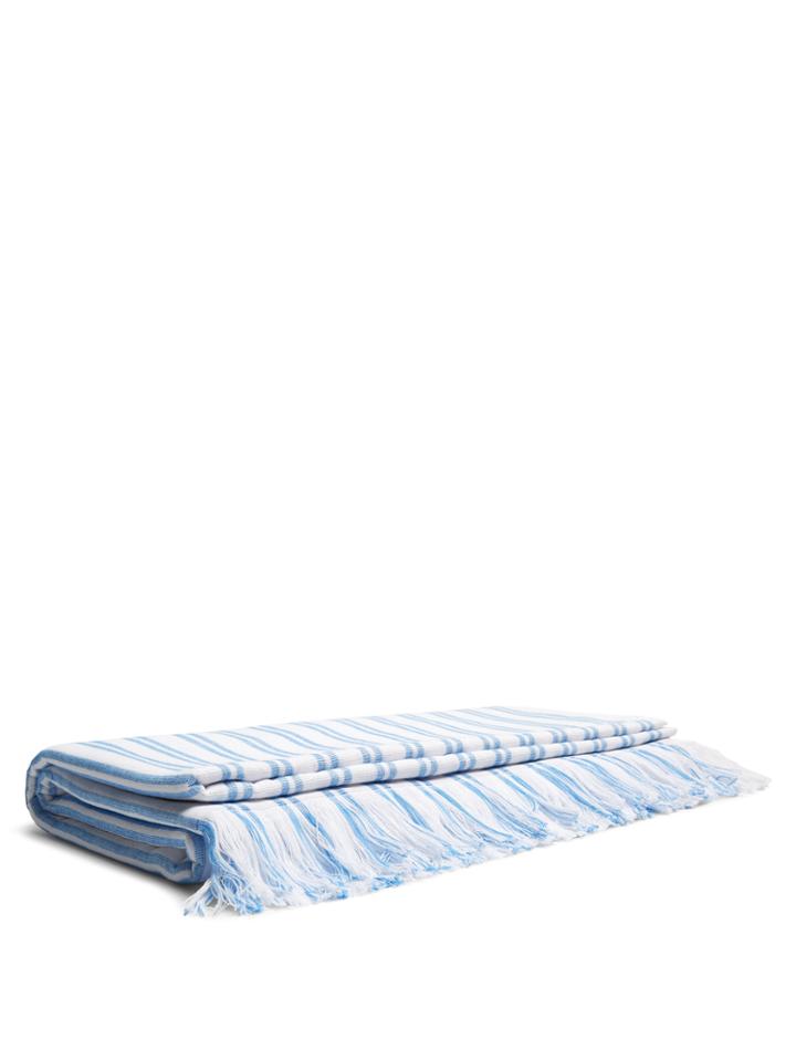 Balenciaga Striped Cotton Terry-towelling Scarf
