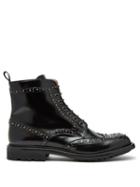 Matchesfashion.com Church's - Angelina Met 2 Stud Embellished Ankle Boots - Womens - Black