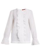 Matchesfashion.com Max Mara Studio - Giubilo Top - Womens - White