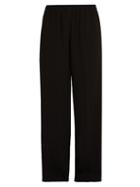 Vince High-waisted Wide-leg Crepe Trousers