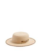 Filù Hats Pompom-trimmed Foldable Hemp Hat