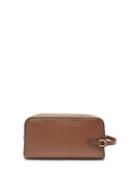 Ralph Lauren Purple Label - Darwin Patinated-leather Travel Pouch - Mens - Brown