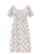 Matchesfashion.com Thierry Colson - Plum Floral-print Cotton-voile Dress - Womens - White Print