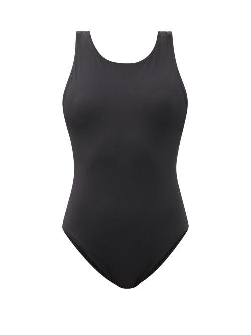 Matchesfashion.com Asceno - Palermo Cross-back Swimsuit - Womens - Black