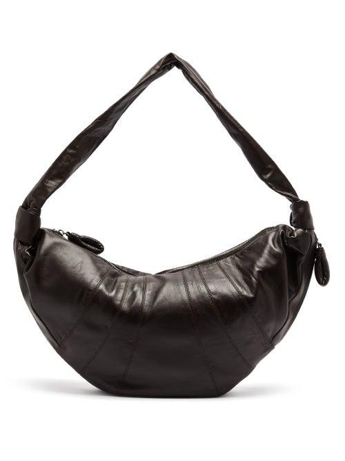 Matchesfashion.com Lemaire - Croissant Large Leather Bag - Womens - Dark Brown