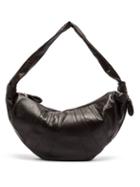 Matchesfashion.com Lemaire - Croissant Large Leather Bag - Womens - Dark Brown