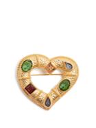 Dolce & Gabbana Crystal-embellished Heart Brooch