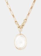 Pascale Monvoisin - L'amour No.2 Crystal & 9kt Gold Necklace - Womens - Gold Multi