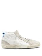 Matchesfashion.com Golden Goose Deluxe Brand - Mid Star Mid Top Leather Trainers - Womens - White