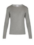 Matchesfashion.com Schiesser - Long Sleeved Cotton Jersey Pyjama Top - Mens - Grey
