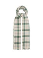 Isabel Marant - Dash Check Wool-blend Scarf - Womens - Green White