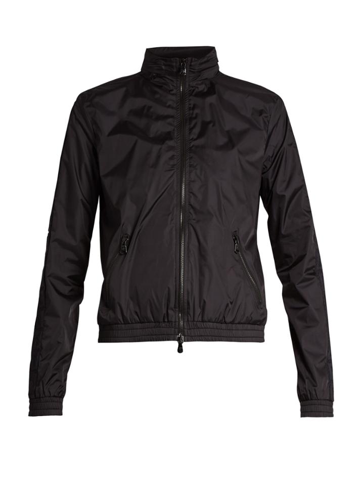Versace Concealed-hood Shell Performance Jacket
