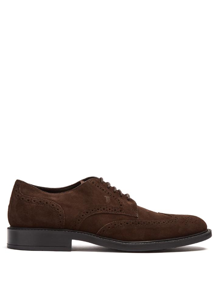 Tod's Lace-up Suede Brogues