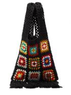 Alanui - Positive Vibes Patchwork Cotton-crochet Tote Bag - Womens - Multi