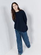 Raey - Organic Cotton And Recycled Cashmere Jumper - Womens - Navy
