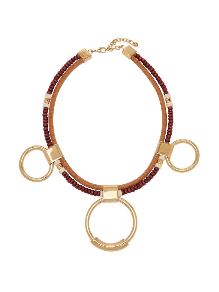 Chloé Sawyer Bead And Hoop Necklace