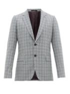 Matchesfashion.com Paul Smith - Single Breasted Houndstooth Wool Blend Blazer - Mens - Multi
