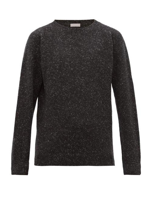 Matchesfashion.com Margaret Howell - Saddle Crew Neck Cashmere Sweater - Mens - Black