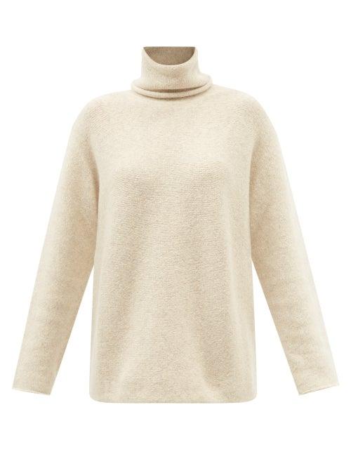 Lauren Manoogian - Roll-neck Baby-alpaca Sweater - Womens - Beige
